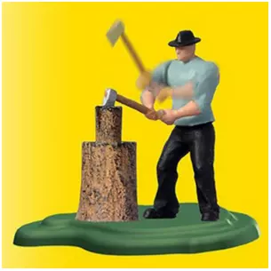 Animated lumberjack character