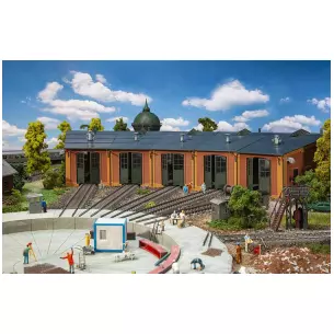 Coffret de complément pour Rotonde à locomotives au pas de 12°