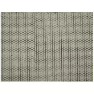 Feuille de pavés Place de ville Noch 60325 - HO 1/87 - 210x155 mm