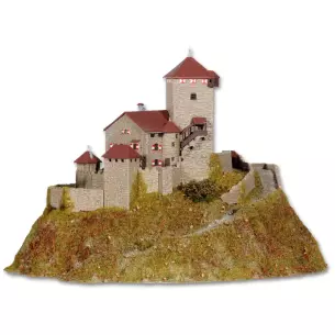 Château fort avec socle rocheux KIBRI 37304 -  N 1/160 - 340 x 280 x 230 mm