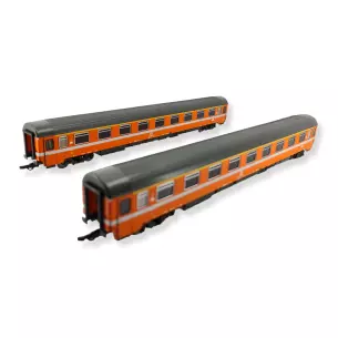 Set 2 wagons voyageurs Roco 74033 - HO - Mont Cenis - EP IV