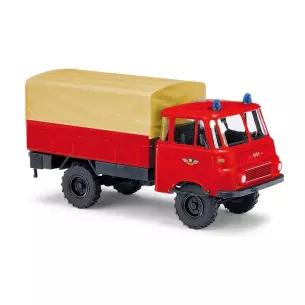 Véhicule Robur LO 1801 A, pompiers volontaires BUSCH 51656- HO 1/87