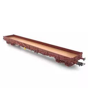Wagon plat type RES à ridelles et boggies Jouef 6191 - HO : 1/87 - SNCF - EP IV