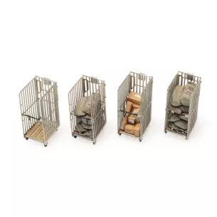 Service postal de conteneurs roulants -  ARTITEC 387.446 - HO 1/87 