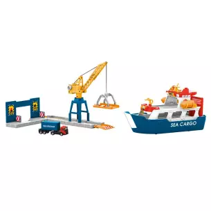 Coffret Cargo et grue portuaire avec camion MARKLIN MY WORLD 72223 - HO 1/87
