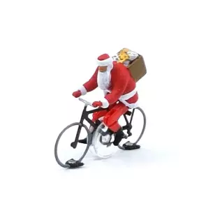 Cycliste Père Noël Magnorail KKf-2 - HO 1/87 - déjà assemblé