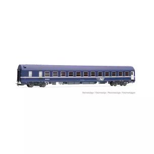 Voiture couchette type MU 1973 de la SNCF, logo "nouille"