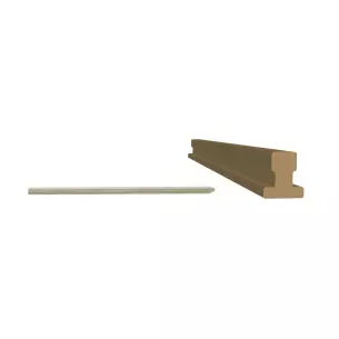 Set of 15 nickel silver rail profiles