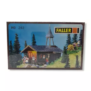 Chapelle de montagne Faller 242 - HO 1/87 - 103 x 57 x 97 mm