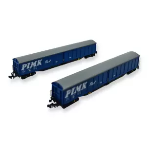 Wagons à parois coulissantes Hobbytrain H23445 - N 1/160 - SNCF