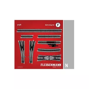 Coffret de rails ballastés F (QUAI)
