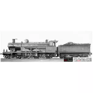 [Kit] Locomotive à Vapeur AMF87 E132 Kit 221 Atlantic - HO 1/87 - SNCF / PO