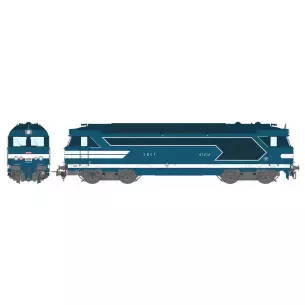Locomotive Diesel BB67414 Bleue "Chalindrey" REE MODELES MB166SAC - HO 1/87