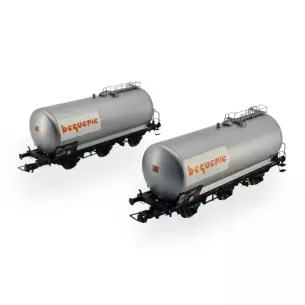 Set 2 wagons citernes "Beguerie" Jouef HJS6227 - HO 1:87- SNCF