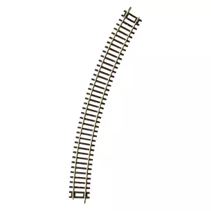 Curved rail 30° Roco 42425 - R5 542,8 mm - HO : 1/87 - Code 83