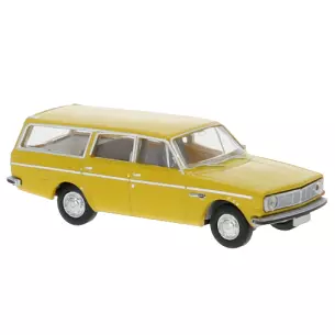 Voiture Volvo 145 break Brekina 29469 - HO : 1/87 - livrée jaune - 1966