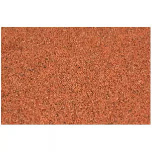 Ballast chemin de fer de 01 à 0.6 mm, rouge brun
