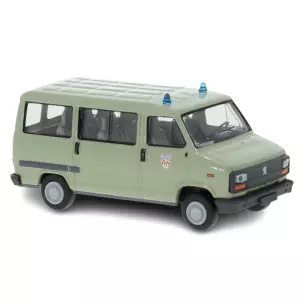 Véhicule Peugeot J5 Minibus CRS SAI 7165 BREKINA 34913 - HO 1/87-