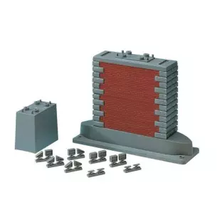 Jeu de piliers pour pont - HO 1/87 ème - ROCO 70082