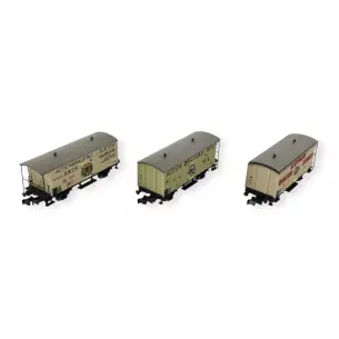 Coffret de 3 Wagons à bières ARNOLD HN6020 -SBB-CFF- N 1/160 - Ep II
