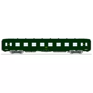 Une voiture DEV B8 Ex-A8 U53 vert 301 REE MODELES VB395 SNCF - HO 1/87 - Ep IV