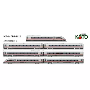 TGV Ice 4 Br412 de 7 Éléments DB - N 1/160 - KATO K10950