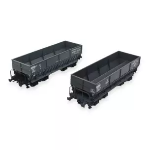 Set de 2 wagons trémies Redange-Dilling DM - LS Models 31105 - HO : 1/87 - SNCF - EP III