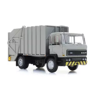 Camion poubelle DAF gris - ARTITEC 487.052.14 - HO : 1/87 