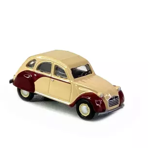 Citroën 2CV - Beige and Bordeau SCHUCO 452665901 - HO 1/87