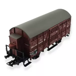 Wagon couvert à bétail avec serre-frein - LILIPUT L235109 - HO1/87ème - EP III