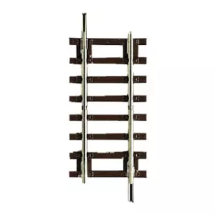 Rail droit G1/4 Roco 42413 traverses bois - 57,5 mm - HO : 1/87 - Code 83