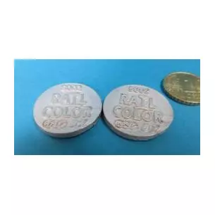 Bag of 2 soldering pads for white metal