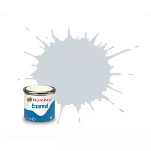 Peinture cellulosique couleur Aluminium Poli Metalcote t N°27001 - Humbrol AC5008 - 14 mL