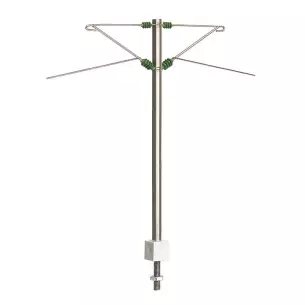 Mât central profilé en H Sommerfeldt 121 - HO 1/87 - espacement de 57 mm