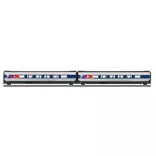 Coffret complémentaire TGV POS comprenant 2 voitures seconde classe