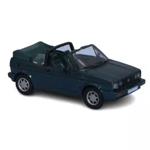 Voiture Volkswagen Golf 1 cabriolet, livrée verte foncée PCX 870310 - HO 1/87