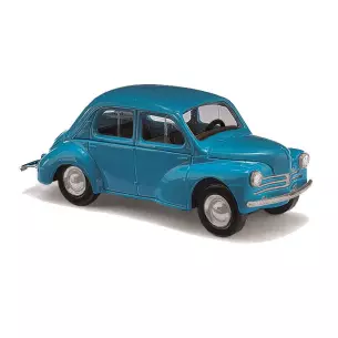  Voiture Renault 4CV - Busch 89111 - HO 1/87 - livrée bleue
