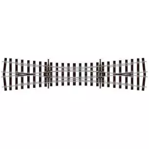 Traversée Jonction double TJD 12° Peco SL-U1190 unifrog 258 mm code 75- OO 1/76
