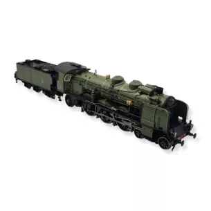Locomotive à vapeur 231 D 229 Verte REE MODELES MB138S  - PLM - HO 1/87 - EP II