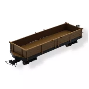 Wagon plat brun MiniTrains 5140 - HOe 1/87
