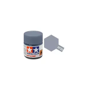 Peinture acrylique - couleur Gris Mer MAT XF25 - TAMIYA 81725 - 10 mL