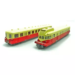 Coffret autorail VH X-2307 avec sa remorque XR-6012
