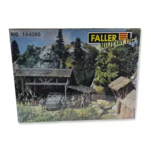 Coffret Diorama "Aire de repos" Faller 144066 - HO : 1/87 - Militaire