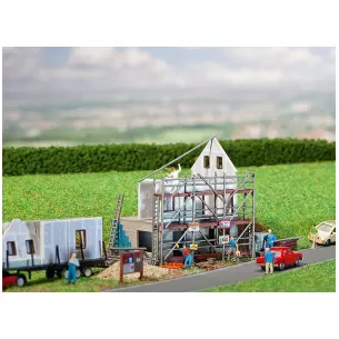 Prefabricated house under construction