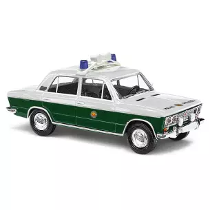Véhicule Lada 1500 Police populaire blanc et vert BUSCH 50507- HO 1/87
