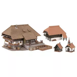 Black Forest Building Set "Vogtsbauernhof" Faller 130677 - HO : 1/87 - EP I