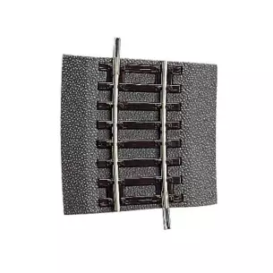 Rail courbe 7,5° Roco 42509 ballast souple - R3 1/4 419,6 mm - HO : 1/87 - Code 83