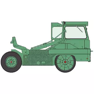 Kangaroo tractor with green roof n°210