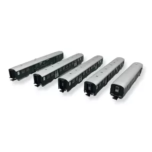 Set 5 voitures aciers légers pour Ae 3/6 I MARKLIN 43369 CFF - HO 1/87 - Ep III