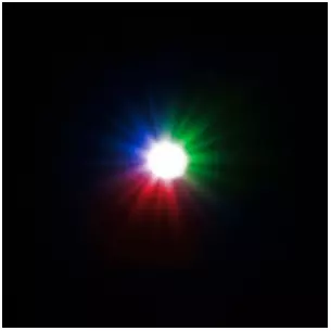 5 Self-flashing LEDs, RGB (alternating)